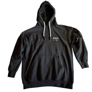 Anine Bing Lottie Hoodie Oversized Black BING LA 2012 Women's XS/S